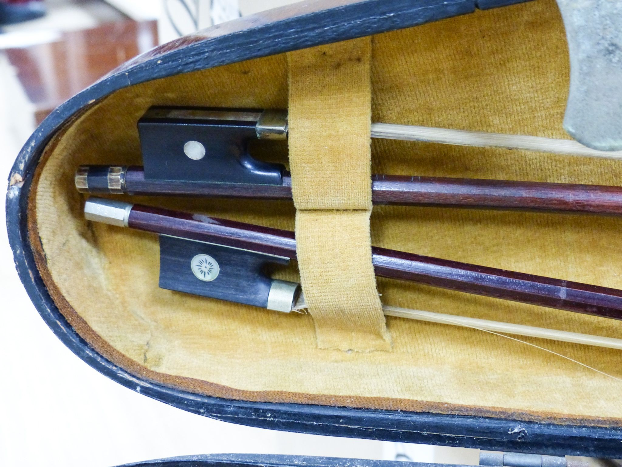 A 19th century German violin in wooden case